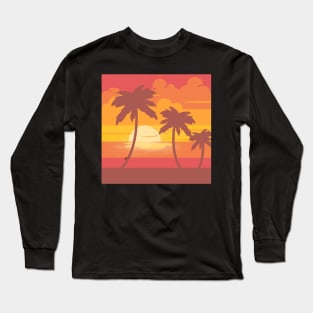 Beach sunset Long Sleeve T-Shirt